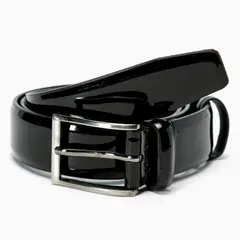 GUANTE - Cinturón - Hombre - Cinturón Charol - - Negro