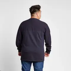 GANGSTER - Plus Polera Manga Larga Final Azul