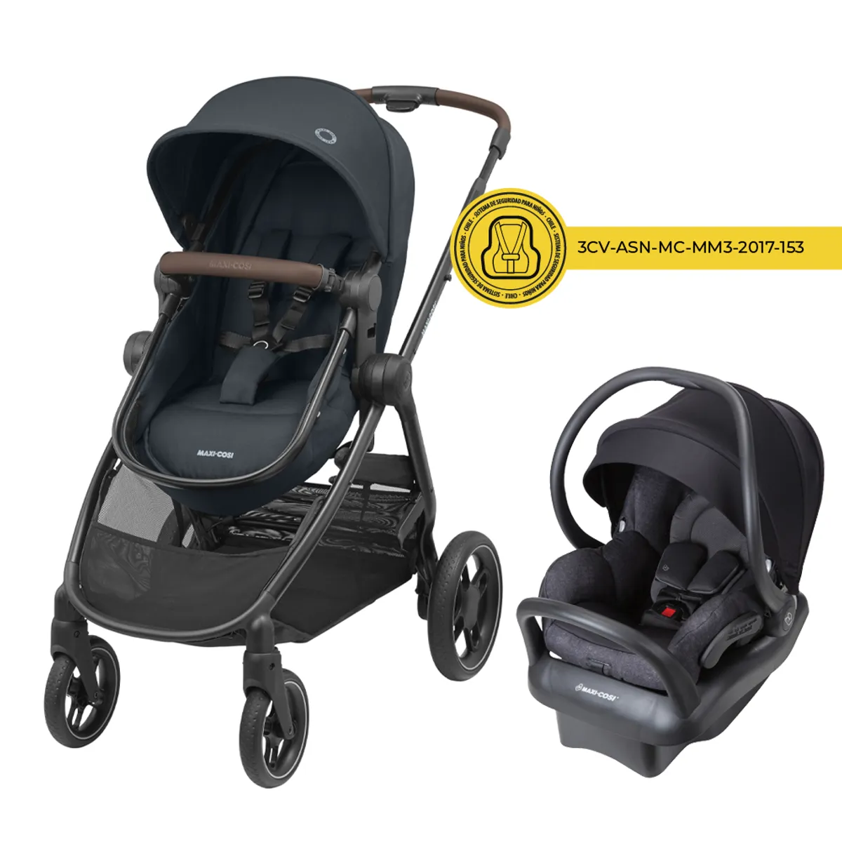 MAXI COSI - Coche Travel System Zelia 3 Essential Graphite Maxi Cosi