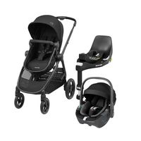 Coche Travel System Zelia 3 + Pebble 360° + Family Fix Black