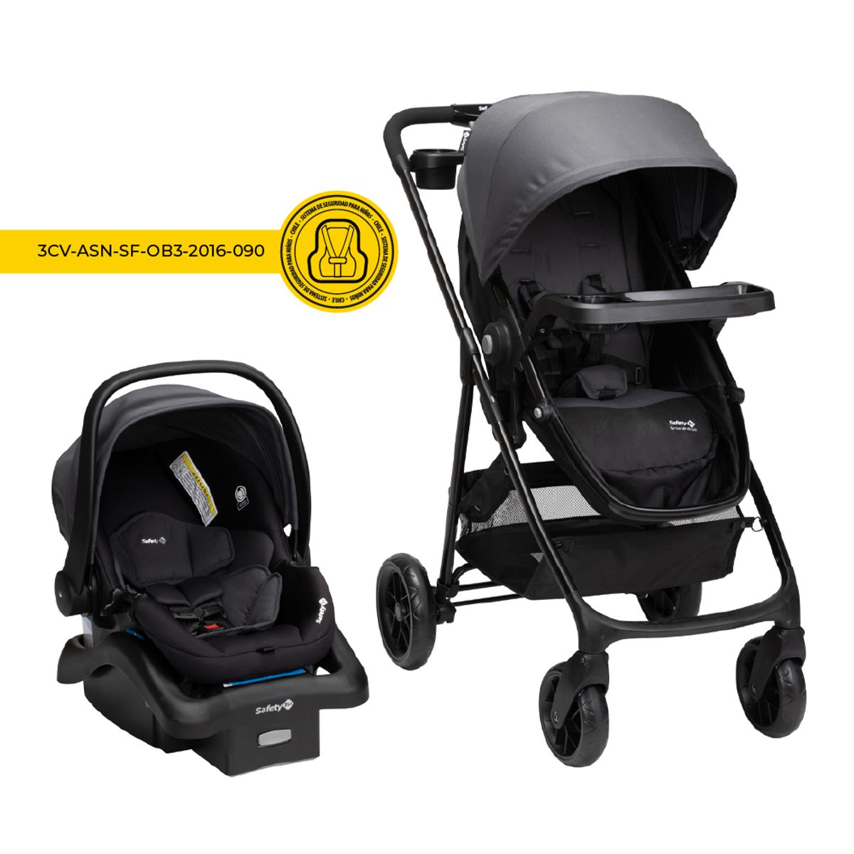 SAFETY 1ST - Coche Travel System Grow And Go Alloy