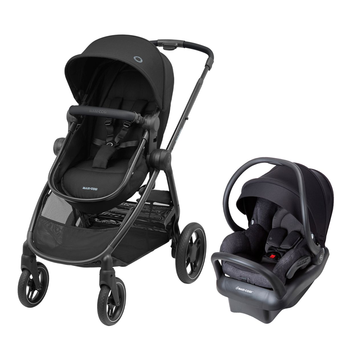 MAXI COSI - Coche Travel System Zelia 3 Essential Black Maxi Cosi
