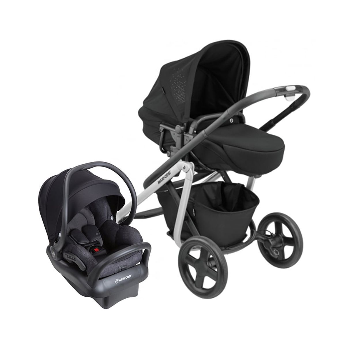 MAXI COSI - Coche Travel System Lila Nomad Black/mico Max Maxi-cosi