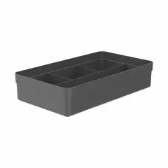 OU - Organizador De Cajón Logic 4 secciones Gris