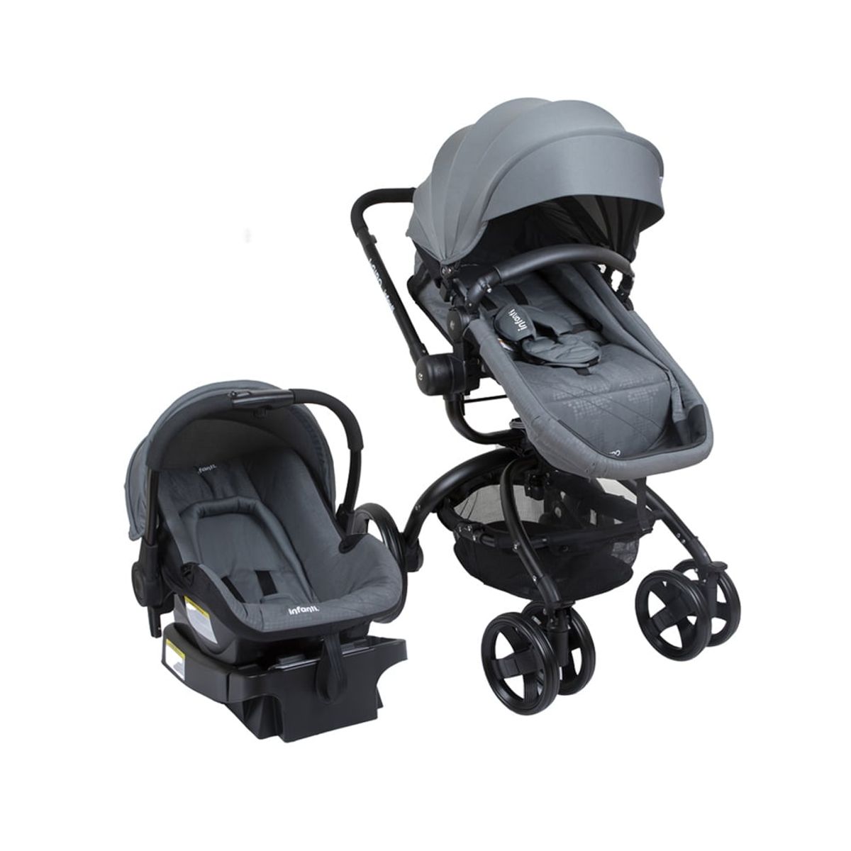 INFANTI - Coche Travel System I-giro Bright Gray Infanti