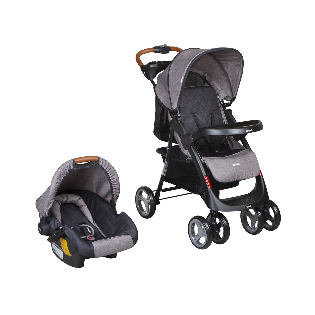 INFANTI - Coche Travel System Pompeya Grey Infanti