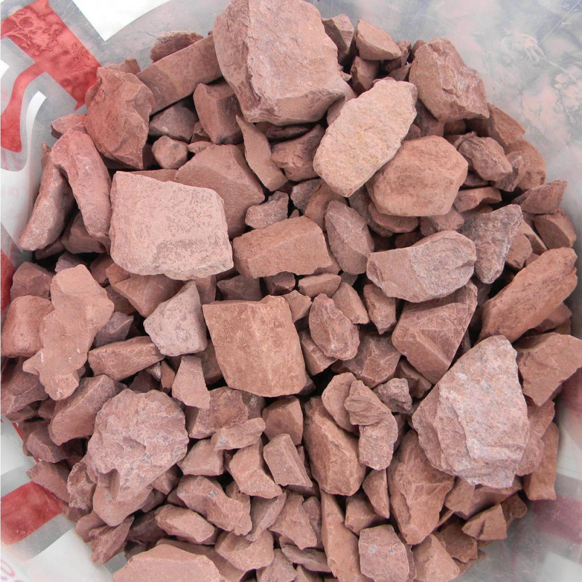 GENERICO - PIEDRA DECORATIVA 25KG GRAVILLA ROJA FVHMIMBRAL