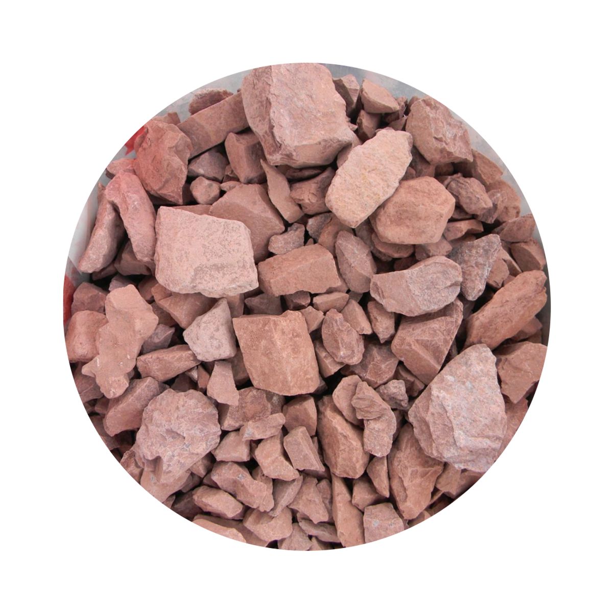 GENERICO - PIEDRA DECORATIVA 25KG GRAVILLA ROJA FVHMIMBRAL