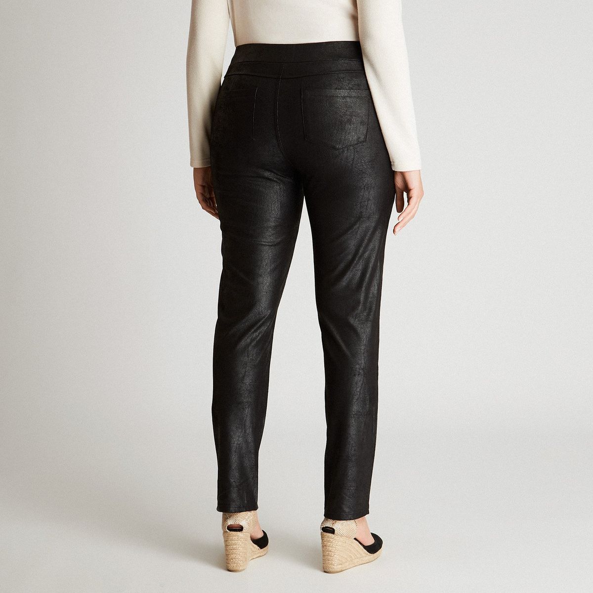 CURVI - Calza Negro Pierna Pitillo CURVI