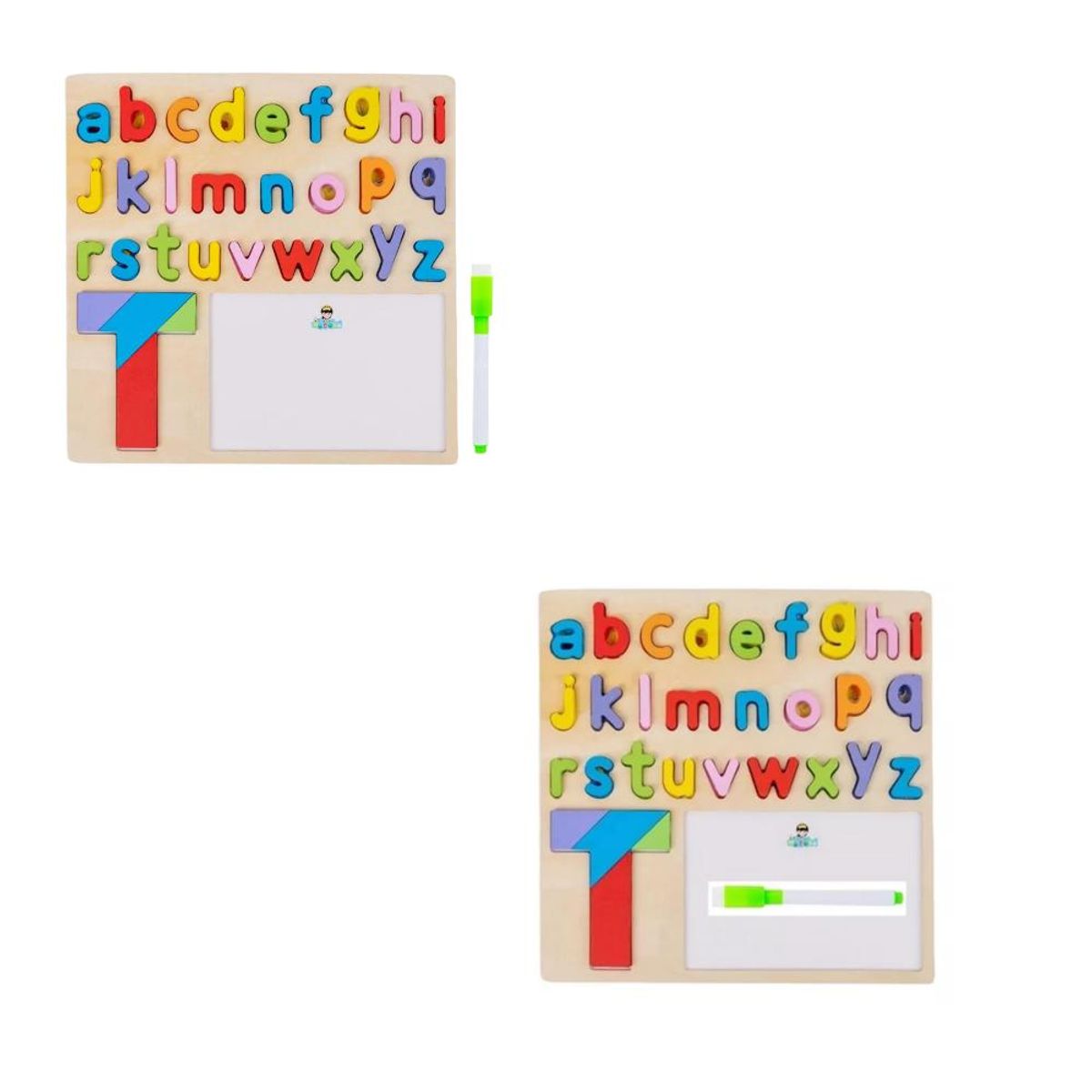 TOLIPA - Pizarra con encaje con el Abecedario y Lápiz