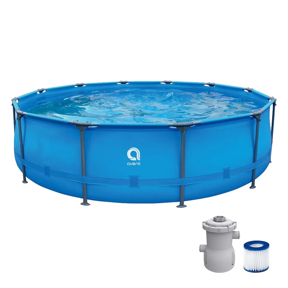 AVENLI - Piscina estructural 360x76cm con accesorios