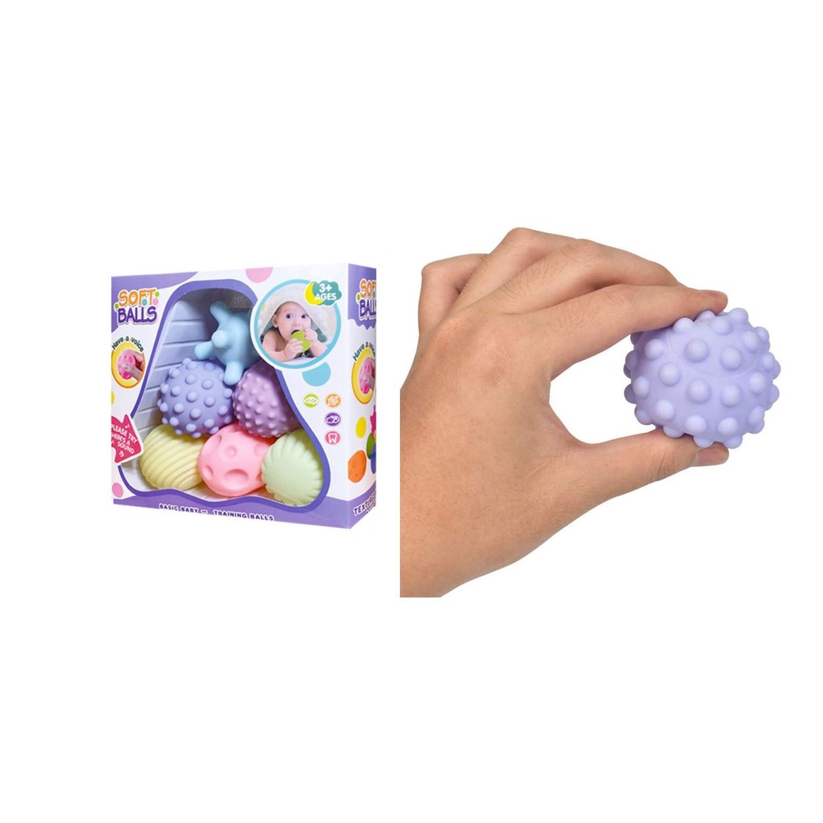 GENERICO - Pelotas Sensoriales Sensory Rollers Bebés Y Niños - SC