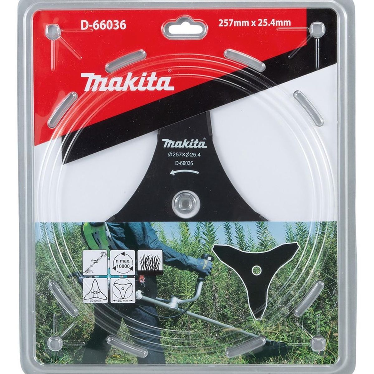 MAKITA - Cuchillo Metal 3 Puntas ET 257x25,4mm - Makita