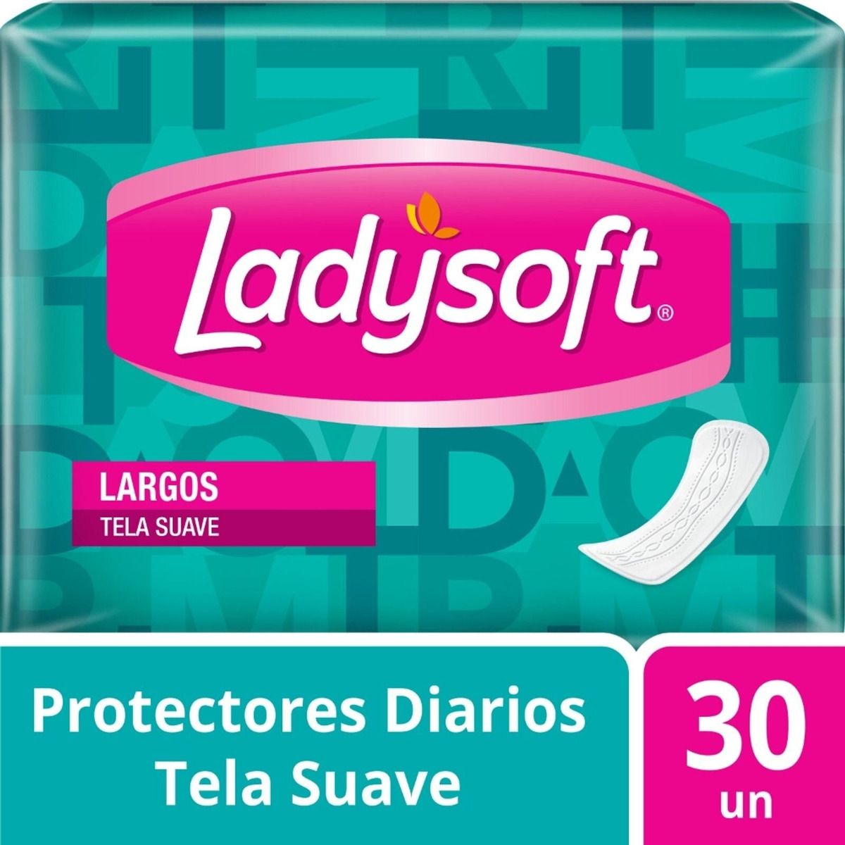LADYSOFT - Protector Diario Ladysoft Largos Tela Suave 30 Unidades