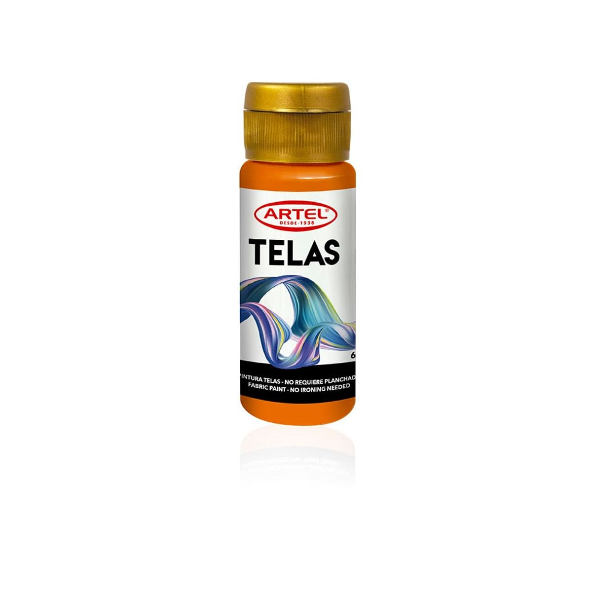 ARTEL - Frasco Pintura Para Telas 60ml Naranja N°77