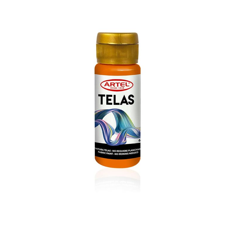 ARTEL - Frasco Pintura Para Telas 60ml Naranja N°77