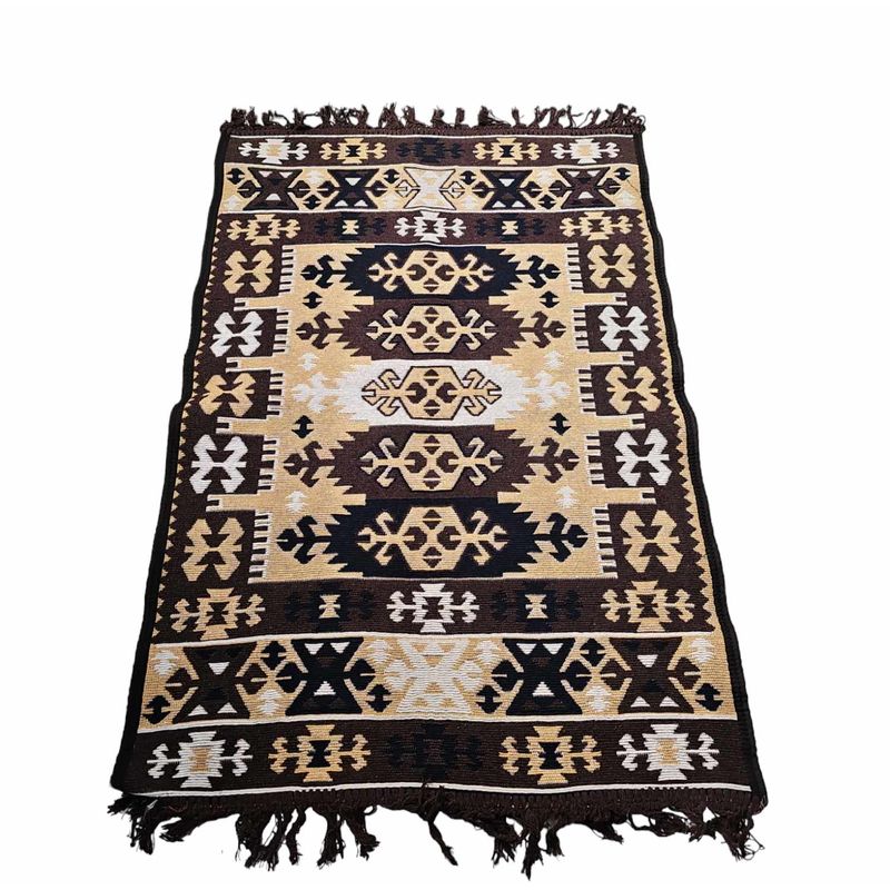 GENERICO - Alfombra Turca Kilim Algodón 60x90 cm