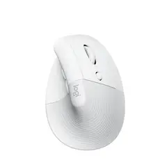 LOGITECH - Mouse Ergonómico Inalámbrico Lift Vertical Blanco – 4000 DPI, Bluetooth y Logi Bolt