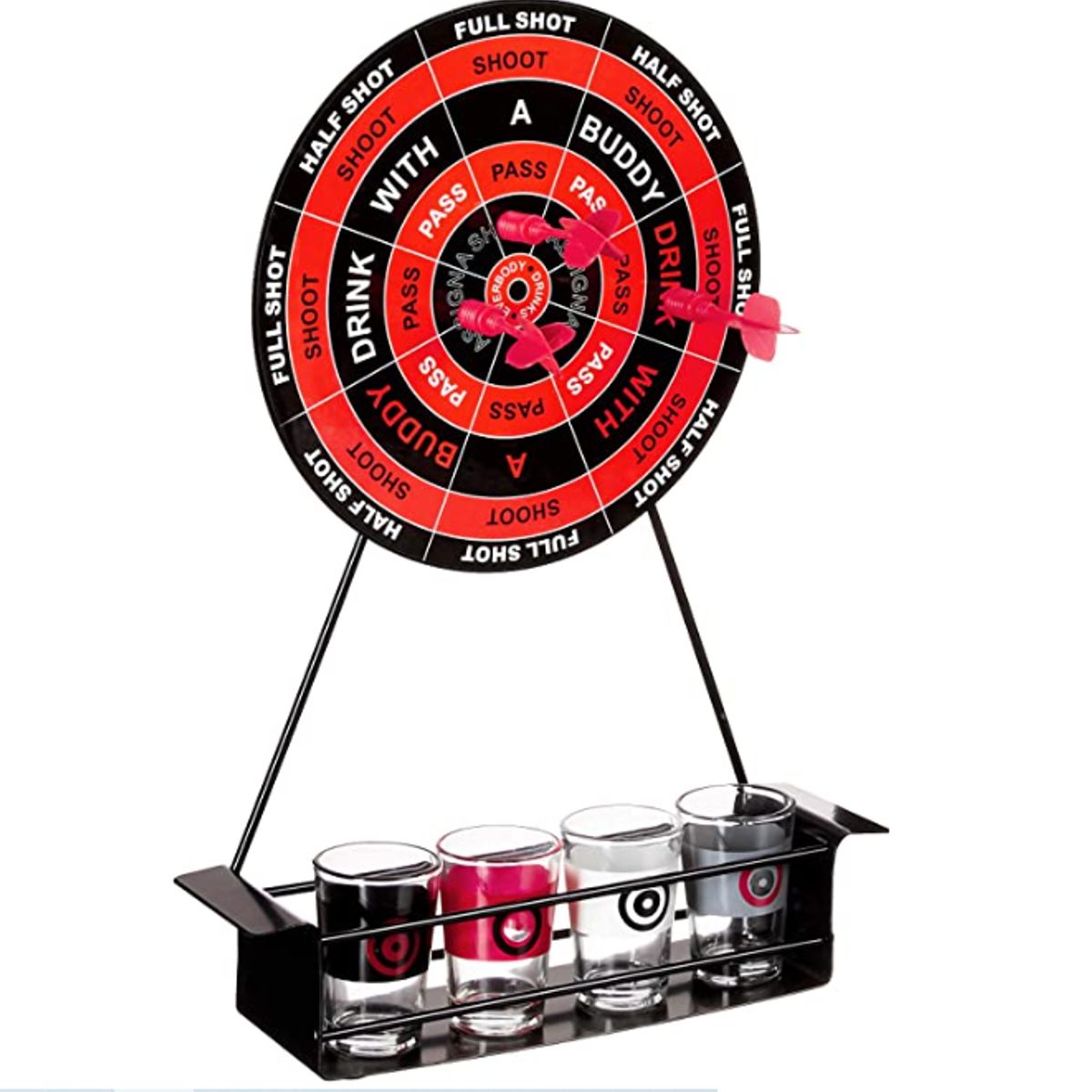 GENERICO - Juego De Tiro De Dardos Magnéticos Con 4 Vasos De Shot