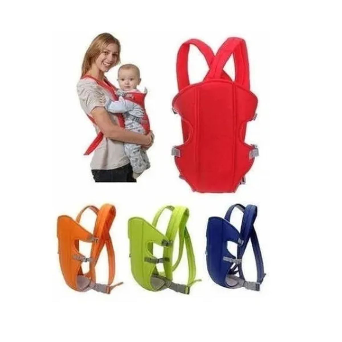 GENERICO - Mochila Porta Bebe Arnés Infante De Algodón Orgánico