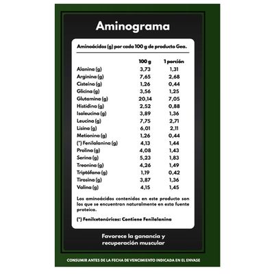 Imagen 2 del producto Proteína Vegana 1kg Sabor Cookies and Creams Gea Palikos.