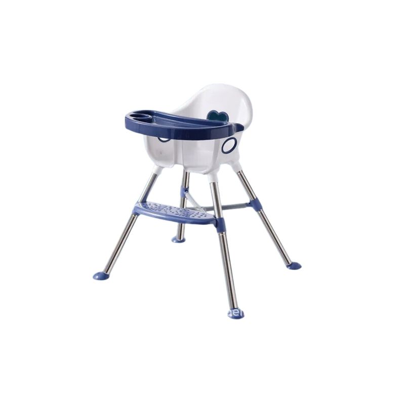GENERICO - Silla de Comer de Bebe Azul Multifuncional