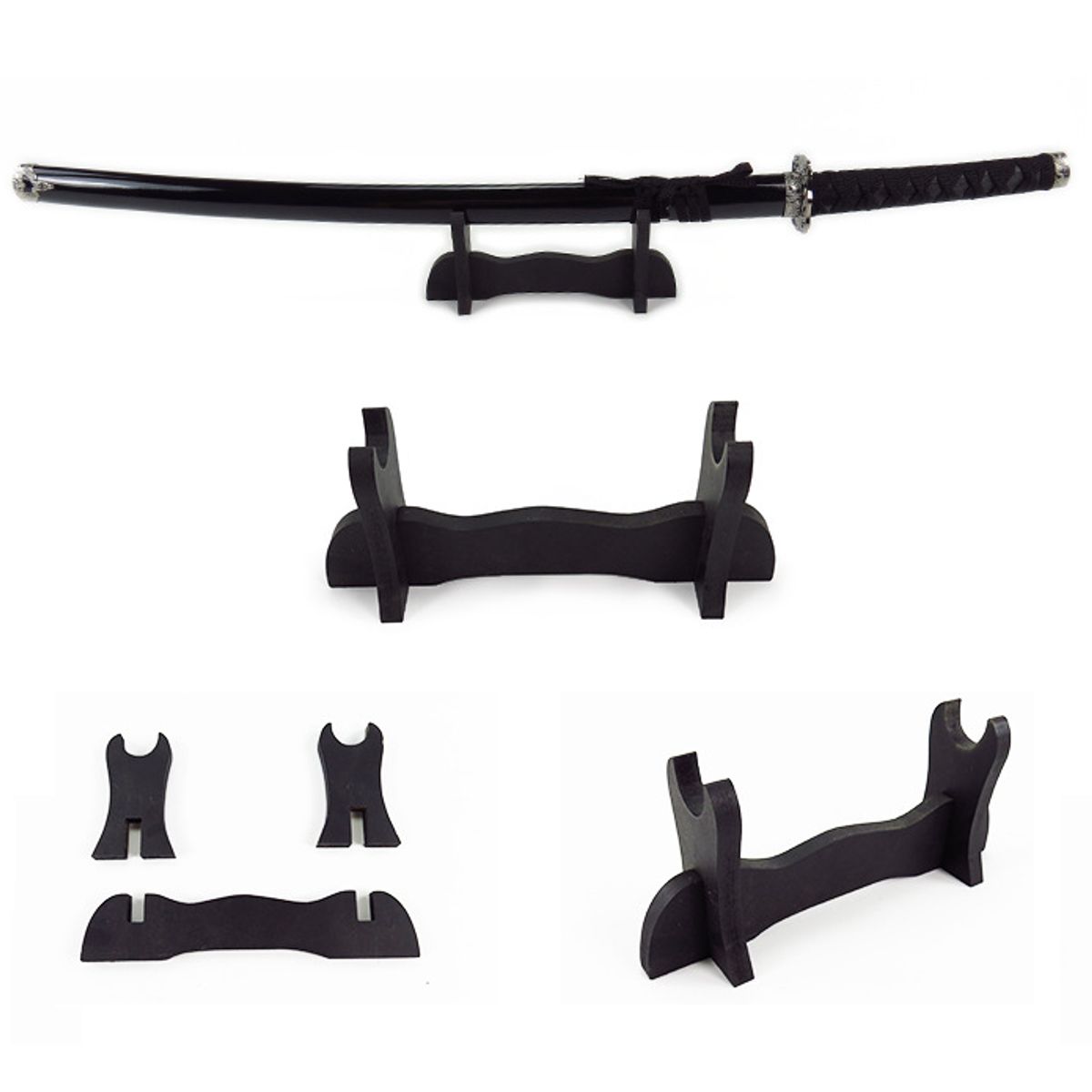 GENERICO - Atril Soporte Simple Mesa Para Katana Samurai O Espadas