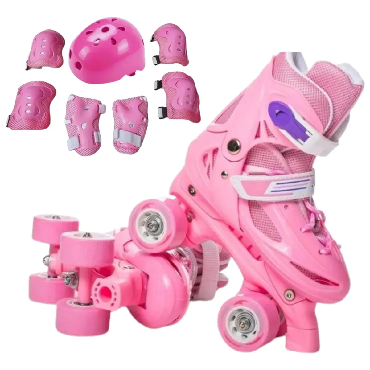 U BUY - Patines Infantiles Más Protectores Y Cascos 30 al 33