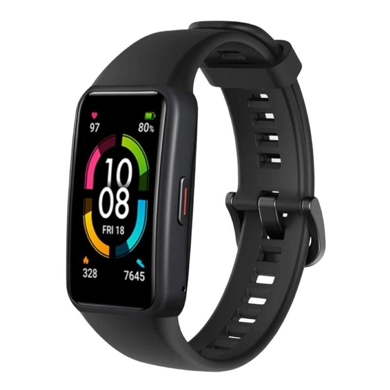 GENERICO - Correa De Repuesto Silicona Para Huawei Honor Band 6/ Band 6 Negro
