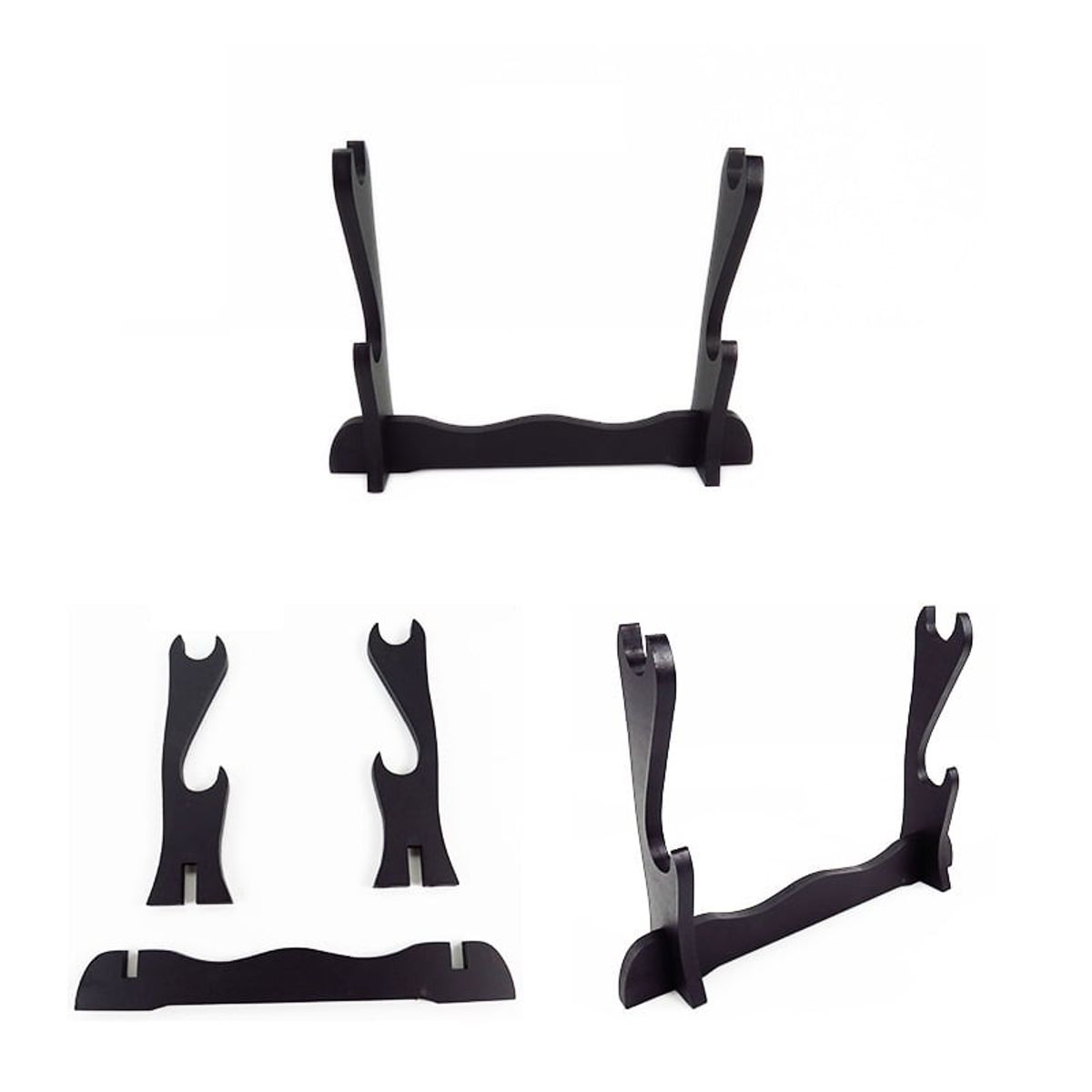 GENERICO - Atril Soporte Doble Mesa Para Katana Samurai O Espadas
