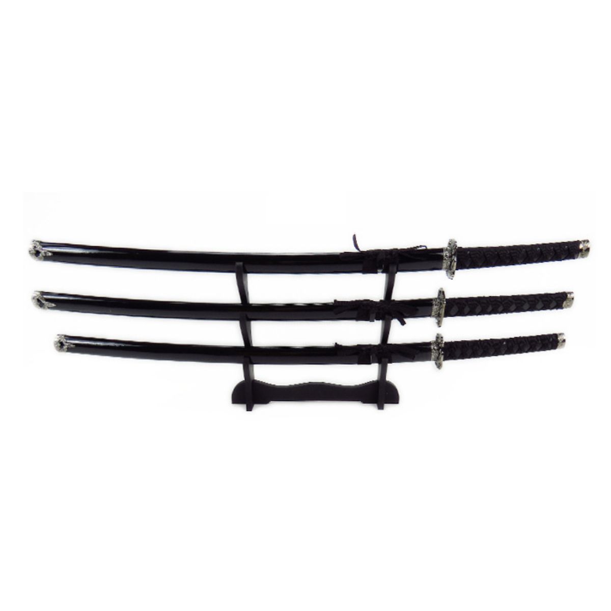 GENERICO - Atril Soporte Triple Mesa Para Katana Samurai O Espadas