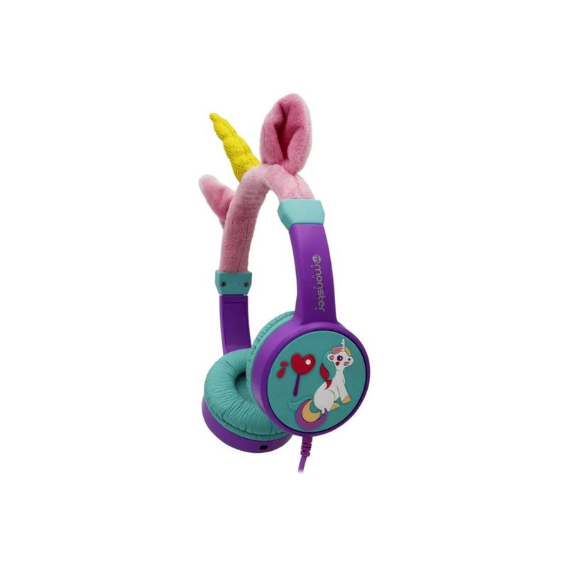 MONSTER AUDIO - Audífonos Diseño Unicornio Color Púrpura Monster - SC