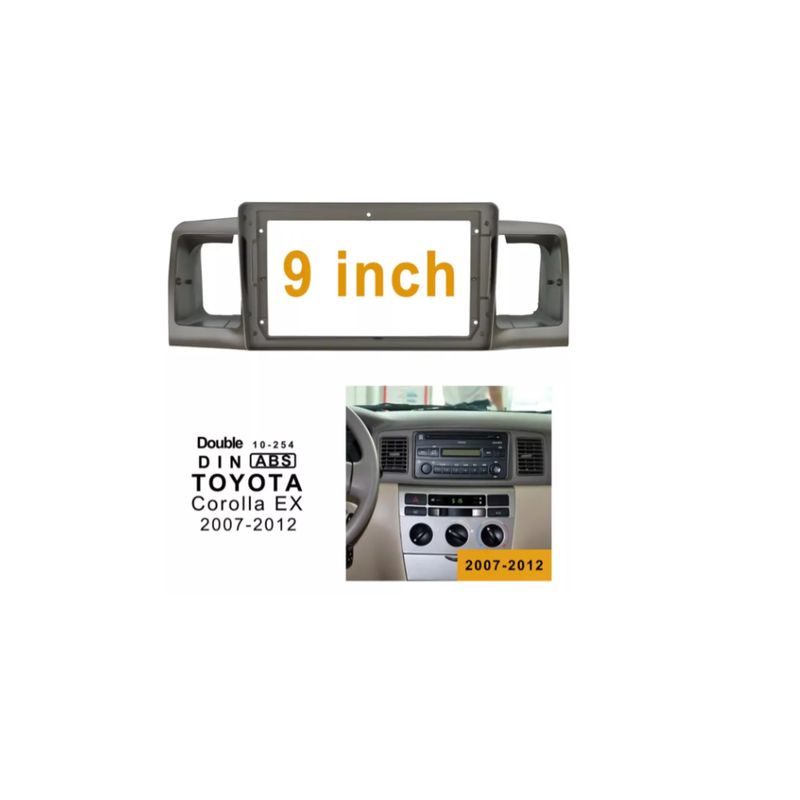 TOYOTA - Bisel Adaptador Radio 9 Pulgadas Toyota Corolla 2007-2013