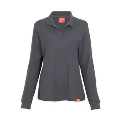 T-WORLD - Polera Polo 60% Algodón Manga Larga Mujer