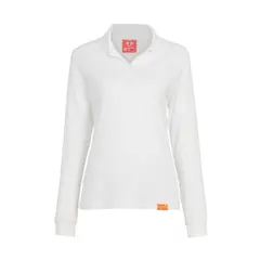 T-WORLD - Polera Polo 60% Algodón Manga Larga Mujer