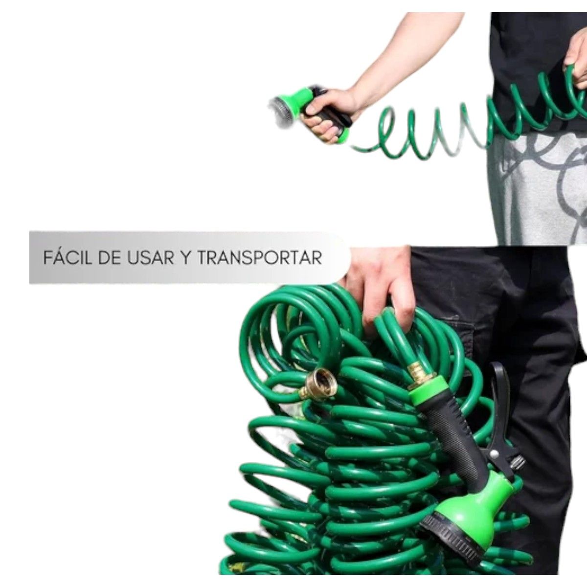 GENERICO - Manguera Espiral Expandible Hogar Casa Jardin 15mtr