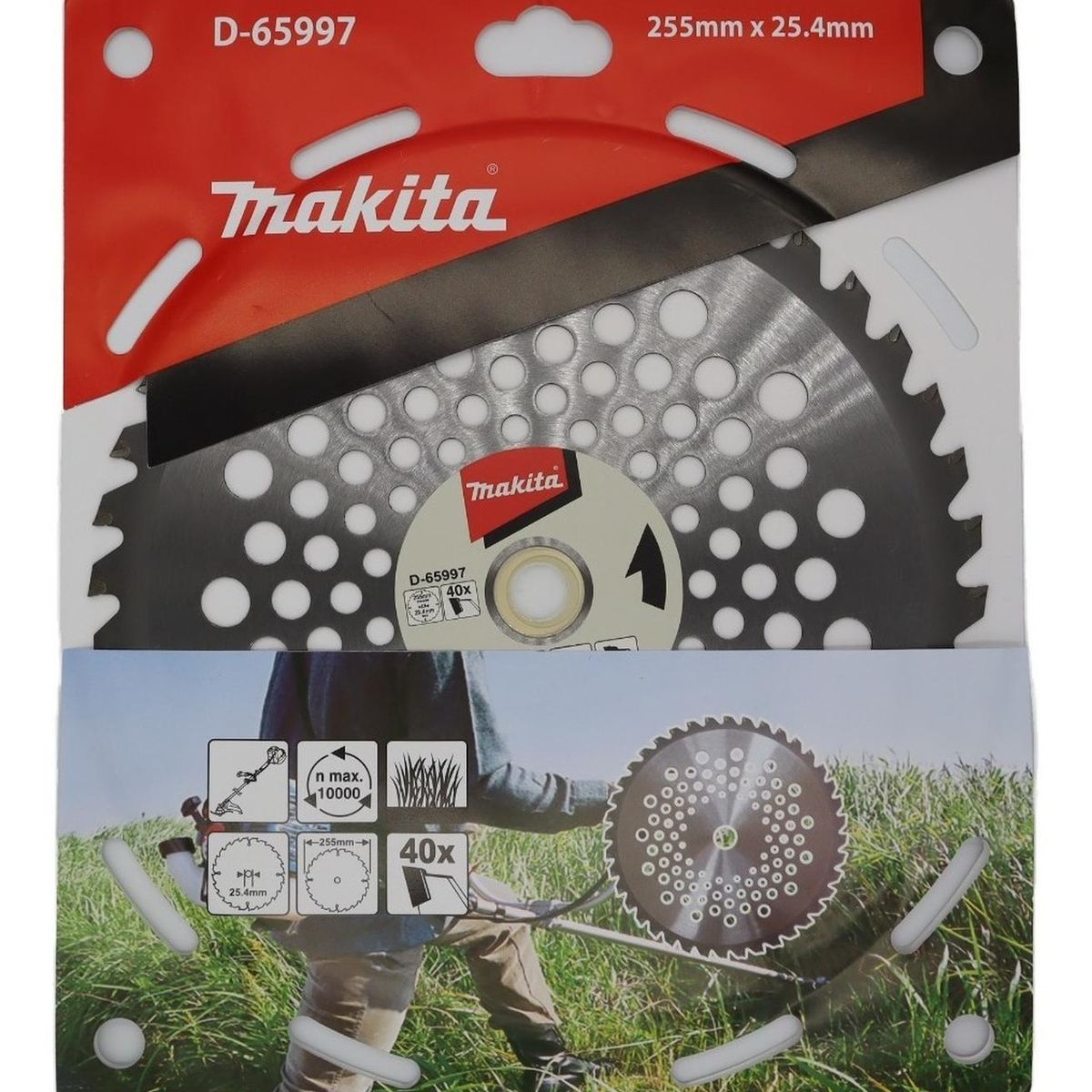 MAKITA - Disco Sierra Desbrozadora 255x25,4x1,25mm 40d Makita D-65997