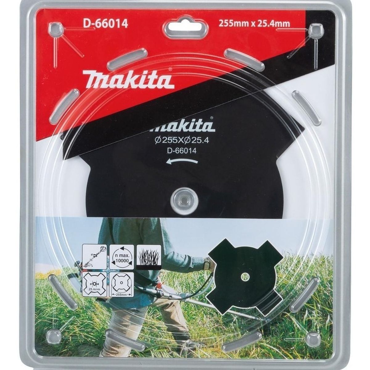 MAKITA - Cuchillo Metal 4 Puntas Et 255x25,4x2mm Makita