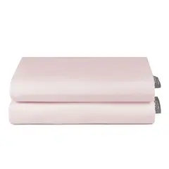 3ANGELI - Set 2 Fundas Almohada 50x90 Rosa Soft Touch