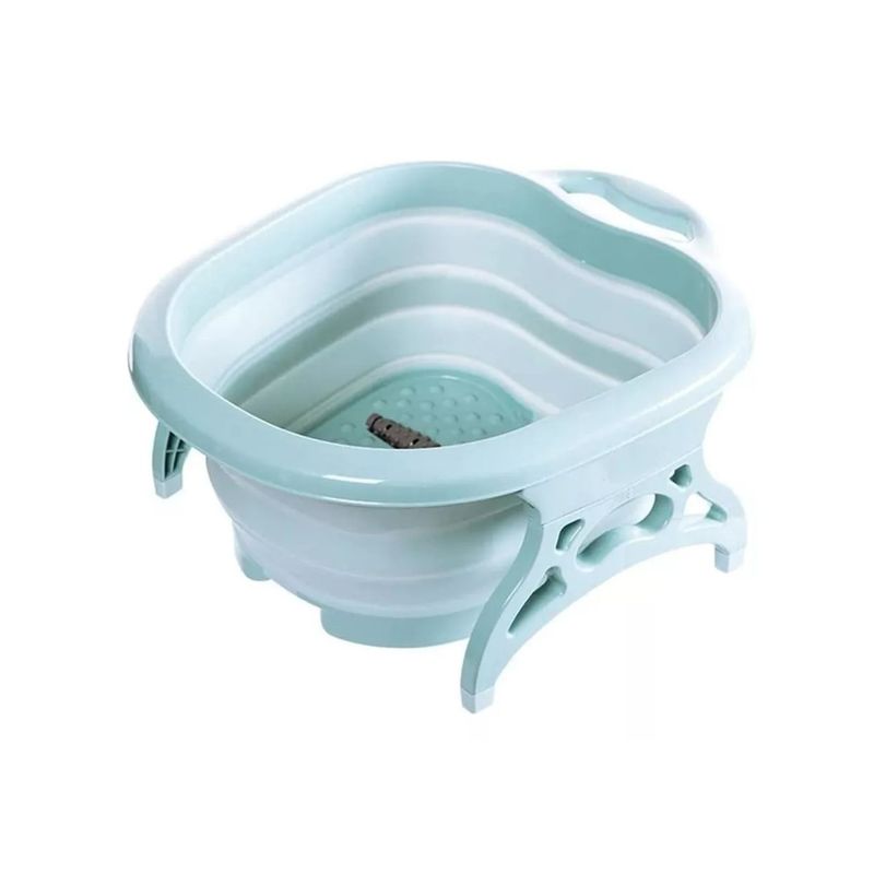 IMPORTCLICK - Masajeador Spa Pedicura Pies Plegable Celeste IMPORTCLICK