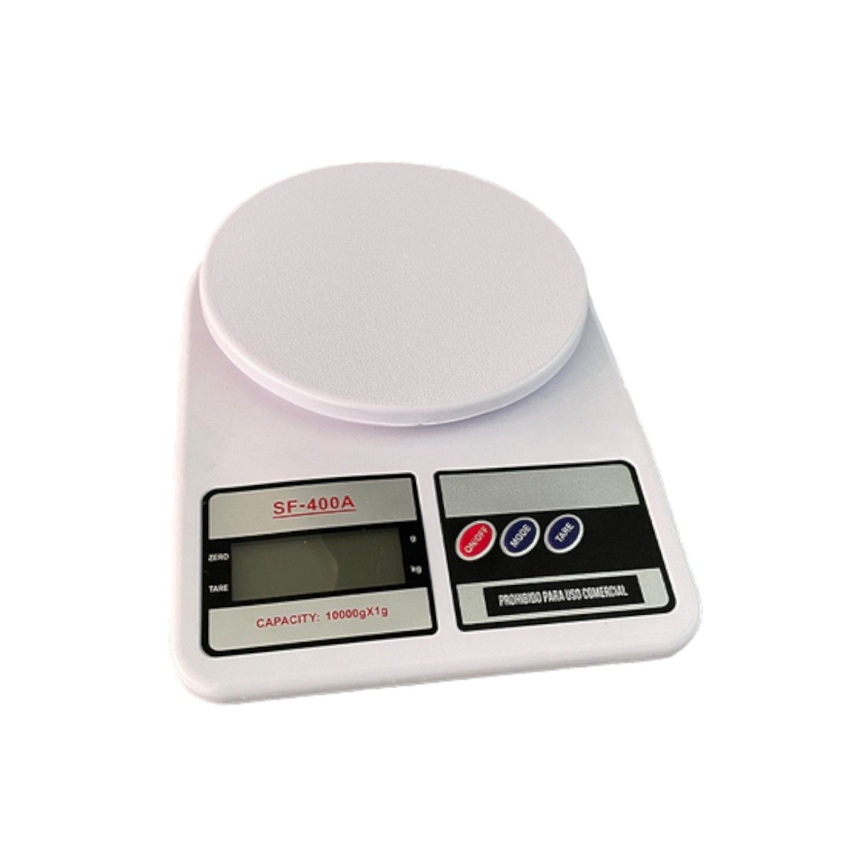 GENERICO - Balanza De Cocina Digital 10 Kg Color Blanco