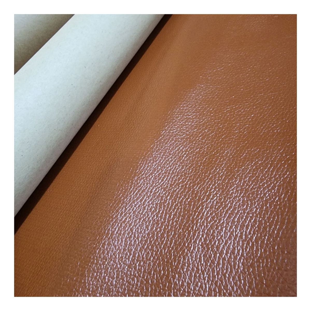 GENERICO - Rollo Parche Reparación Adhesivo Cuero Sofá 137x50 Cm Café Claro