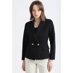LIOLA - Blazer Cruzado, Negro