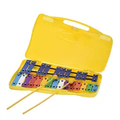 GENERICO - METALOFONO CROMATICO 25 NOTAS MUSICALES AMARILLO