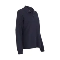 T-WORLD - Polera Polo 60% Algodón Manga Larga Mujer