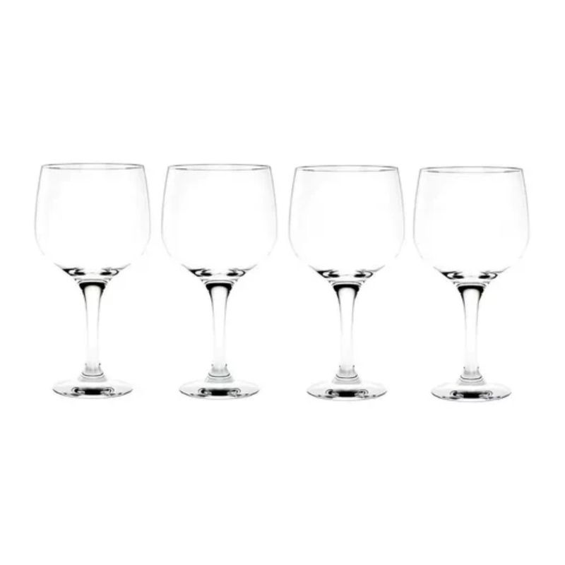 IMPORTCLICK - Set 4 Copas Cóctel Cristal 653 ML - Turquesa