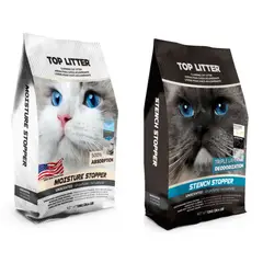 GENERICO - Pack Top Litter Arena Gato Super Premium aglutinante 24kg.