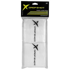DROP SHOT - Muñequera Pádel Blanca Corta