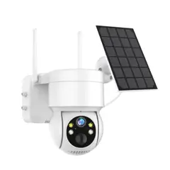 GENERICO - Cámara Solar Para Exteriores Ip 1080 Inalámbrica 360