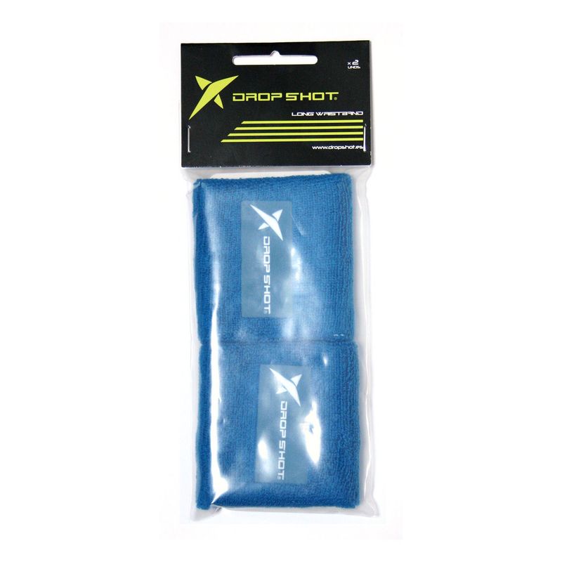 DROP SHOT - Muñequera Pádel Drop Shot Azul Corta